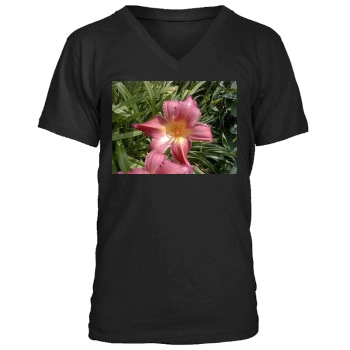 Flowers Men's V-Neck T-Shirt