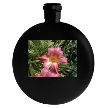 Flowers Round Flask