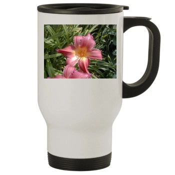 Flowers Stainless Steel Travel Mug