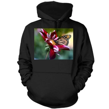 Flowers Mens Pullover Hoodie Sweatshirt