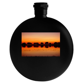 Rivers Round Flask