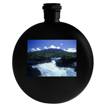 Rivers Round Flask