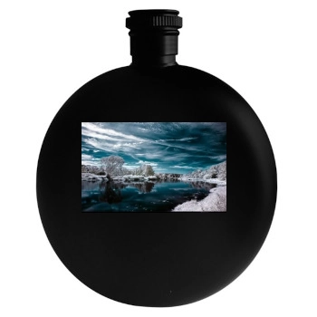 Rivers Round Flask