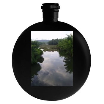 Rivers Round Flask