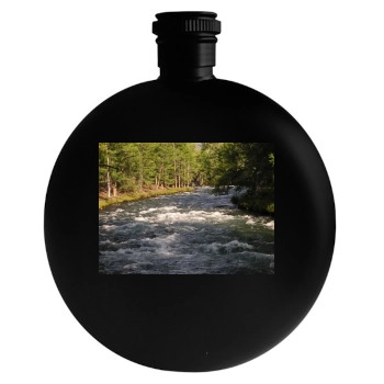 Rivers Round Flask