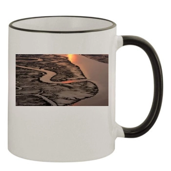 Rivers 11oz Colored Rim & Handle Mug