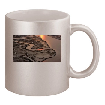 Rivers 11oz Metallic Silver Mug