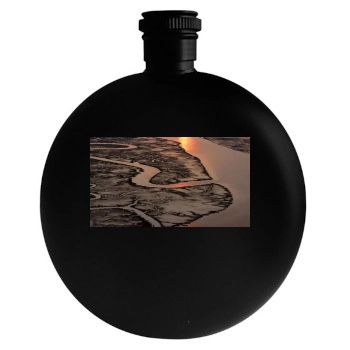 Rivers Round Flask