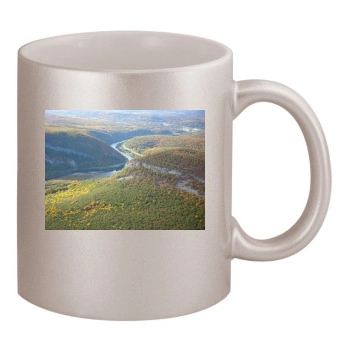 Rivers 11oz Metallic Silver Mug