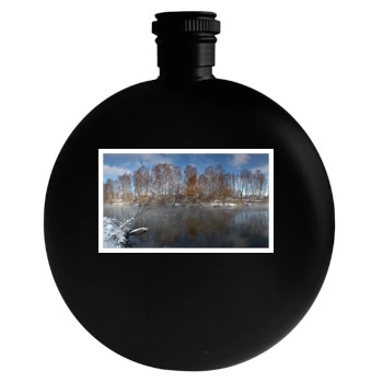 Rivers Round Flask