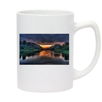 Rivers 14oz White Statesman Mug