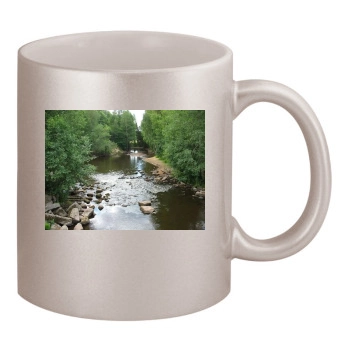 Rivers 11oz Metallic Silver Mug