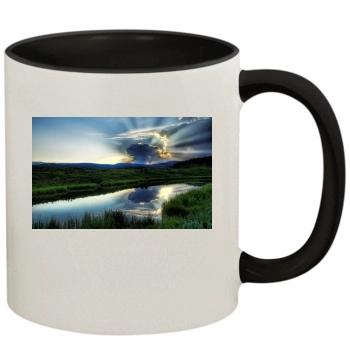 Rivers 11oz Colored Inner & Handle Mug