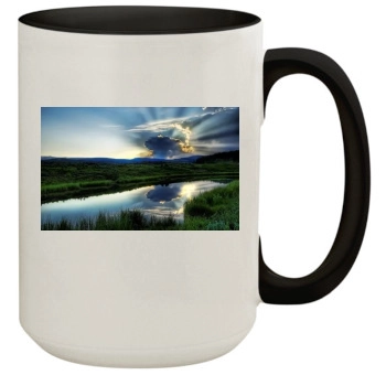 Rivers 15oz Colored Inner & Handle Mug