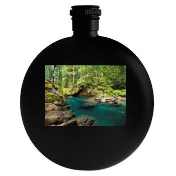 Rivers Round Flask