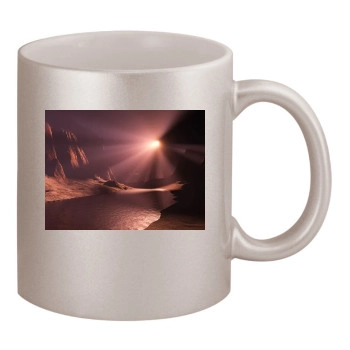 Rivers 11oz Metallic Silver Mug