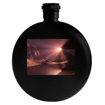 Rivers Round Flask