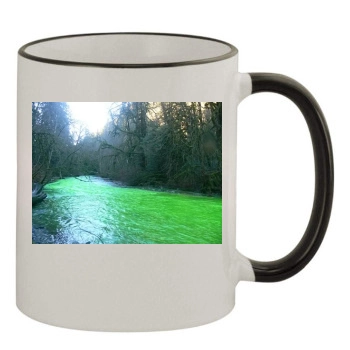 Rivers 11oz Colored Rim & Handle Mug