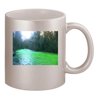 Rivers 11oz Metallic Silver Mug