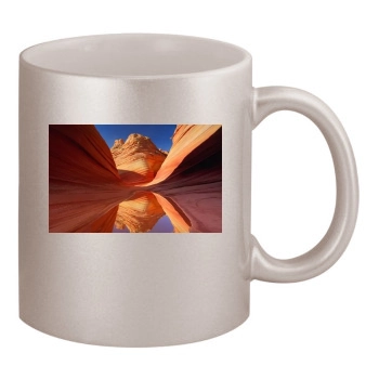 Rivers 11oz Metallic Silver Mug