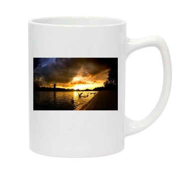 Rivers 14oz White Statesman Mug