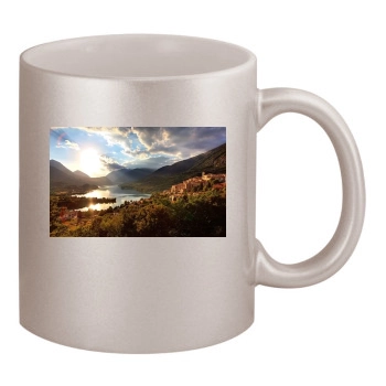 Rivers 11oz Metallic Silver Mug