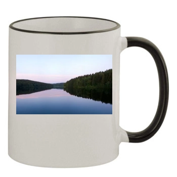 Rivers 11oz Colored Rim & Handle Mug