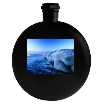 Rivers Round Flask