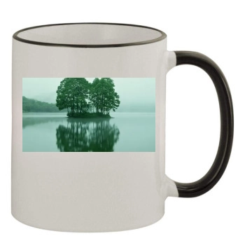 Rivers 11oz Colored Rim & Handle Mug