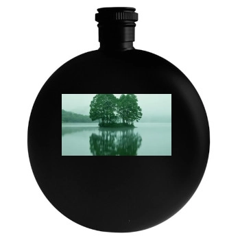 Rivers Round Flask