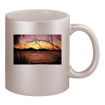 Rivers 11oz Metallic Silver Mug