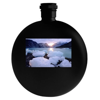 Rivers Round Flask