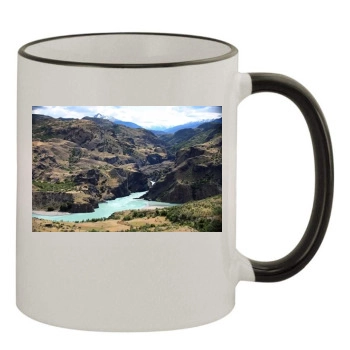 Rivers 11oz Colored Rim & Handle Mug