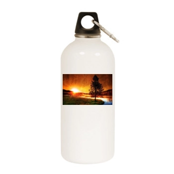 Rivers White Water Bottle With Carabiner