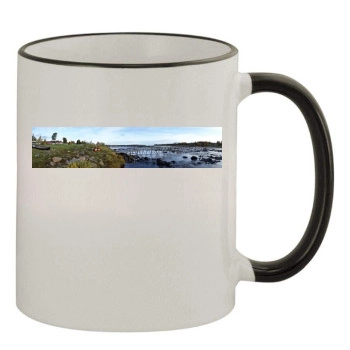 Rivers 11oz Colored Rim & Handle Mug