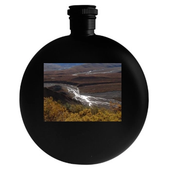 Rivers Round Flask