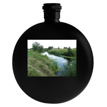 Rivers Round Flask