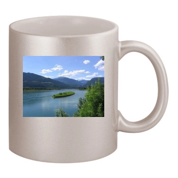 Rivers 11oz Metallic Silver Mug