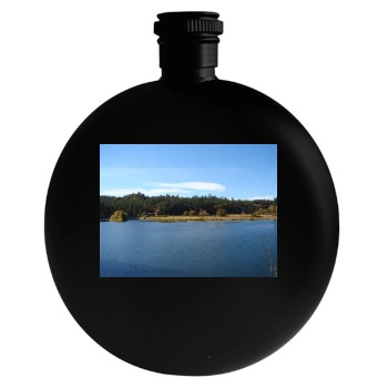 Rivers Round Flask