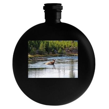 Rivers Round Flask