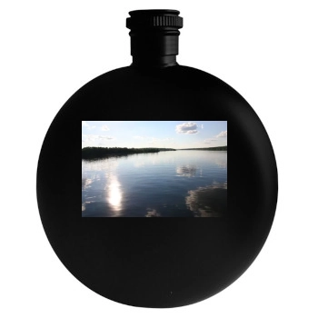 Rivers Round Flask