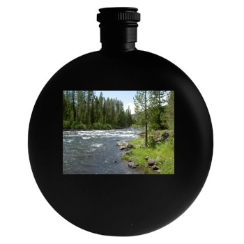 Rivers Round Flask