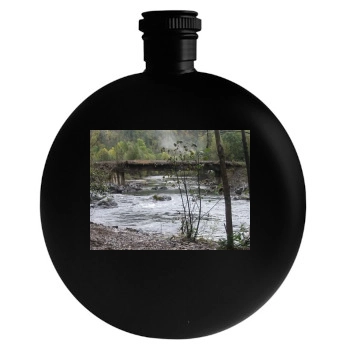 Rivers Round Flask