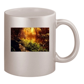 Rivers 11oz Metallic Silver Mug