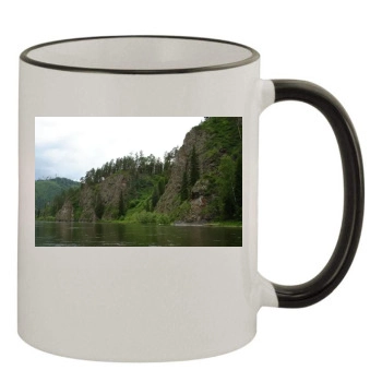 Rivers 11oz Colored Rim & Handle Mug