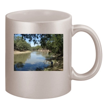 Rivers 11oz Metallic Silver Mug