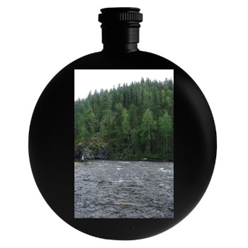 Rivers Round Flask