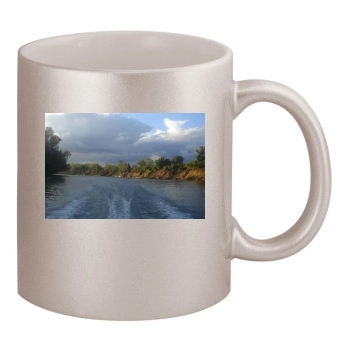 Rivers 11oz Metallic Silver Mug