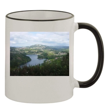 Rivers 11oz Colored Rim & Handle Mug