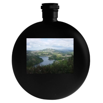 Rivers Round Flask